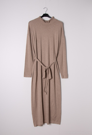 Wholesaler Les Bonnes Copines - V-neck sweater dress