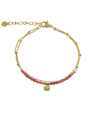 Grossiste LILY CONTI - Bracelet-Acier inoxydable-pierres