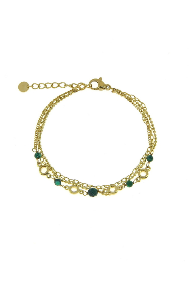 Grossiste LILY CONTI - Bracelet-Acier inoxydable-pierres