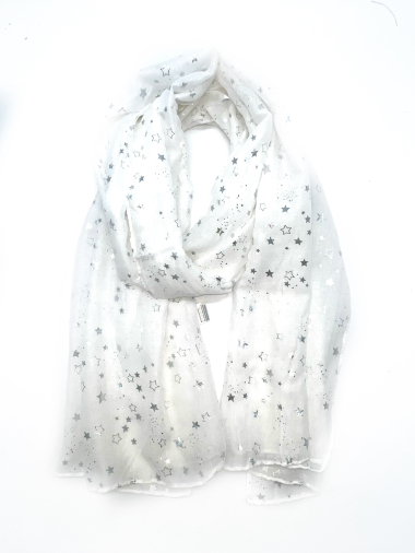 Wholesaler LINETA - B-7 Star scarf with gilding