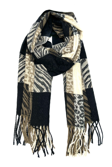 Wholesaler LINETA - HH-188 Leopard pattern scarf