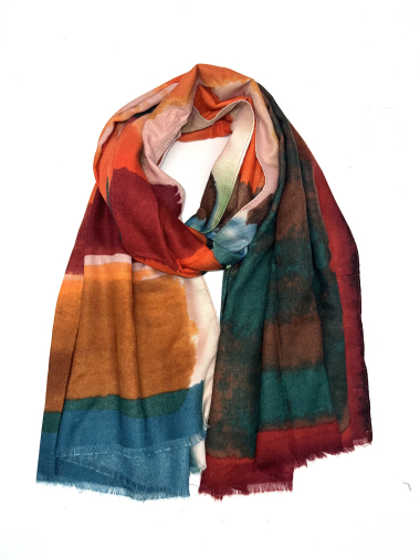 Wholesaler LINETA - LL-2 Soft gradient pattern scarf