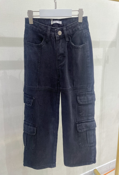 Mayorista LOEVIA - jeans cargo para niña