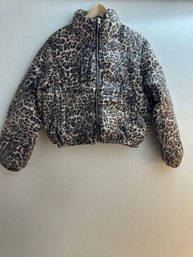 Wholesaler Loriane - Leopard print down jacket