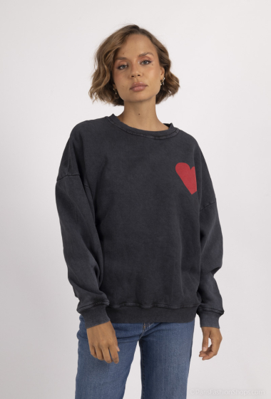 Großhändler Loriane - Bedrucktes Sweatshirt