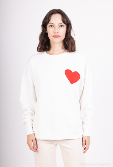 Großhändler Loriane - Bedrucktes Sweatshirt