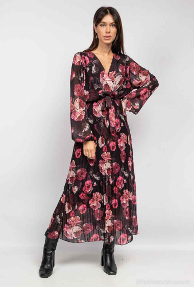 Wholesaler Loriane - Long floral print dress