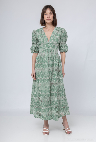 Wholesaler Loriane - Long embroidered dress