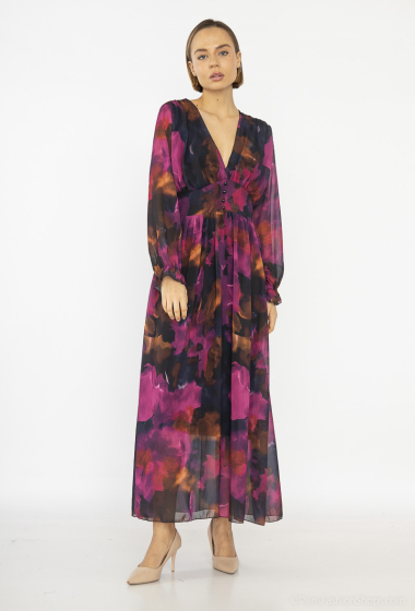 Wholesaler Loriane - long dress flower