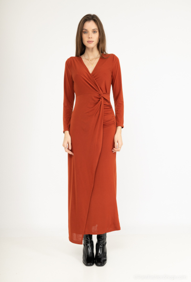 Wholesaler Loriane - LONG PLAIN DRESS