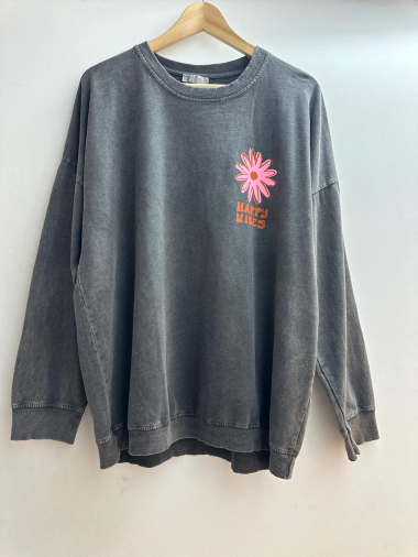 Wholesaler Loriane - Printed sweatshirt