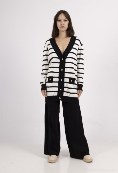 Wholesaler Lovie Look - Striped vest and pants set