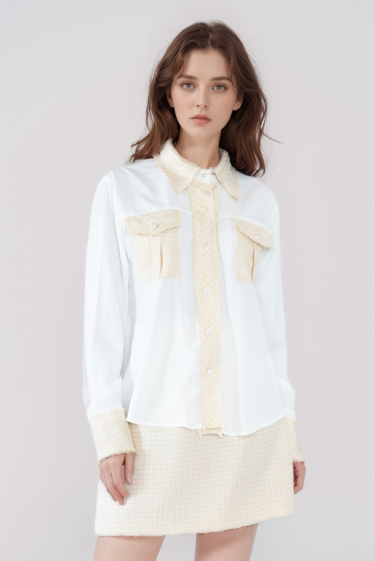 Mayorista LUCY LUU - CAMISA DOBLE MATERIAL