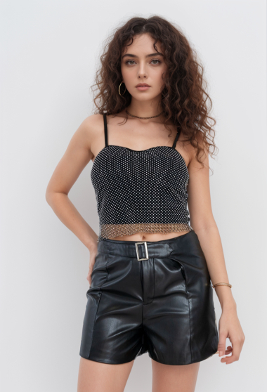 Mayorista LUCY LUU - TOP CROP CON STRASS