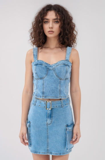 Mayorista LUCY LUU - TOP DE DENIM