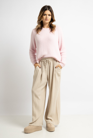 Grossiste LUMINE - Pantalon GAZ DE COTON