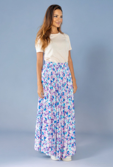 Wholesaler Lusa Mode - Flared floral print skirt