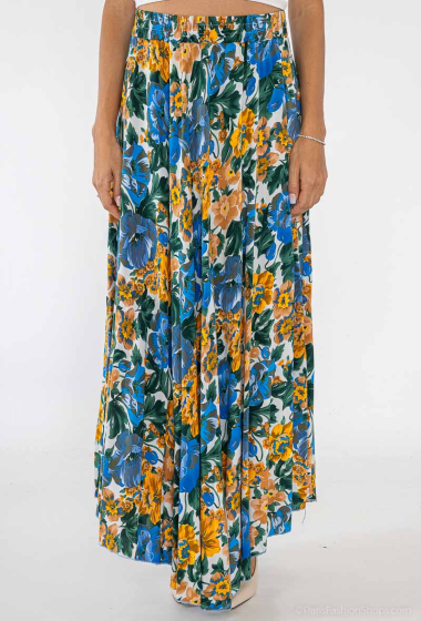 Wholesaler Lusa Mode - Floral print long skirt