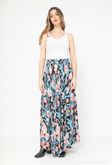 Wholesaler Lusa Mode - Long printed skirt