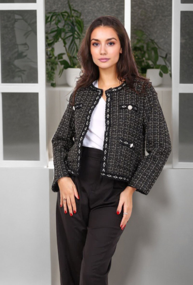 Wholesaler Lusa Mode - Korean style tweed jacket