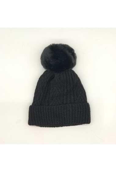 Großhändler LX Moda - Women's hat with pompom