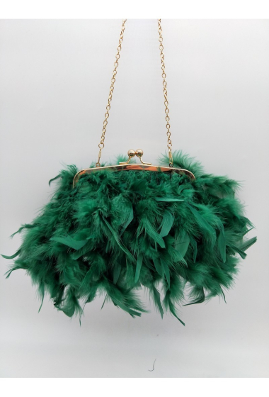 Wholesaler LX Moda - Feather evening clutch