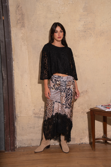 Wholesaler Holly & Joey - Frangy skirt