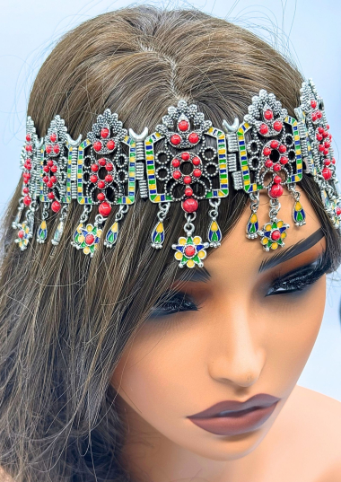 Wholesaler MAD ACCESSORIES - Traditional Kabyle Multicolored Head Jewelry