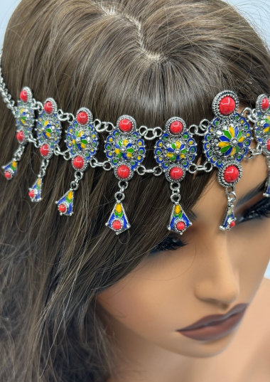 Wholesaler MAD ACCESSORIES - Traditional Kabyle Multicolored Head Jewelry