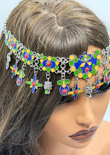 Wholesaler MAD ACCESSORIES - Traditional Kabyle Multicolored Head Jewelry