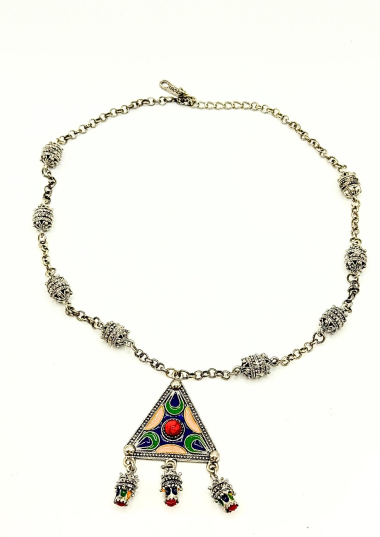 Grossiste MAD ACCESSORIES - Collier Traditionnelle Kabyle Triangle