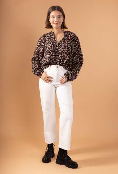 Wholesaler Maëlys Paris - Printed viscose blouse