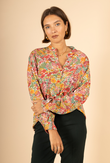 Mayorista Maëlys Paris - Blusa viscosa estampada