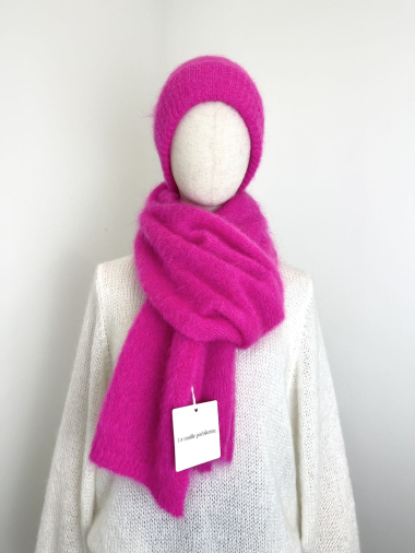 Wholesaler Maëlys Paris - Fluffy mohair scarf