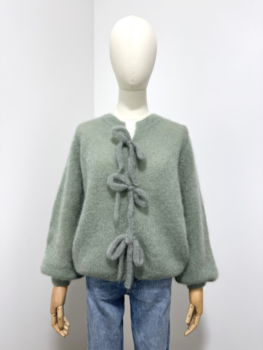 Mayorista Maëlys Paris - Chaleco con lazo en 76% mohair