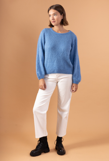 Wholesaler Maëlys Paris - Round-neck mohair sweater