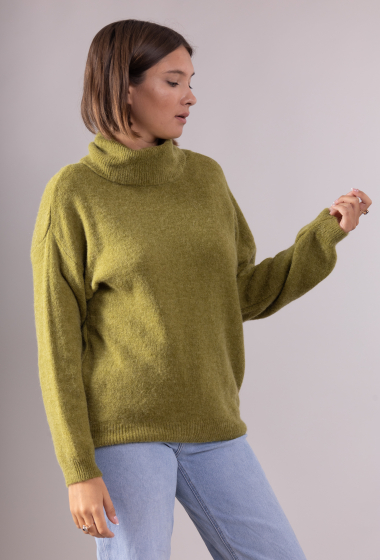 Großhändler Maëlys Paris - Rollkragenpullover aus Babyalpaka