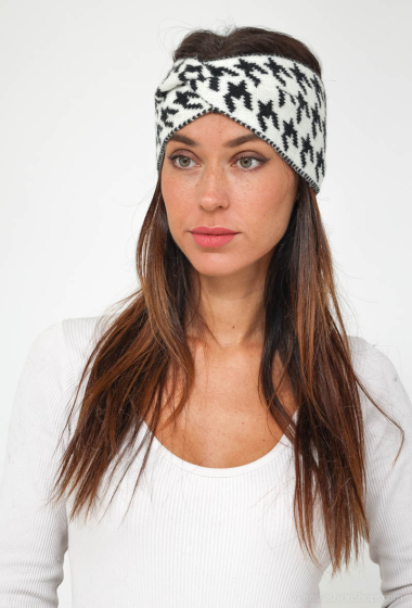 Wholesaler MAR&CO Accessoires - Houndstooth pattern headband