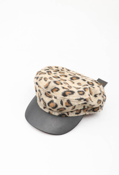 Mayorista MAR&CO Accessoires - Gorra newsboy con estampado de leopardo