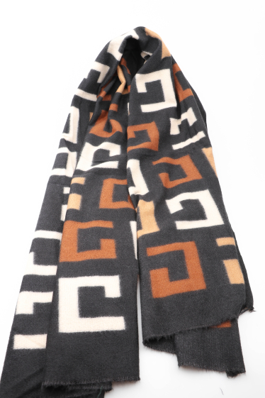 Grossiste MAR&CO Accessoires - foulard douce hiver imprimé