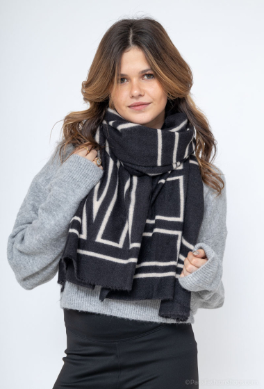 Grossiste MAR&CO Accessoires - foulard douce hiver imprimé