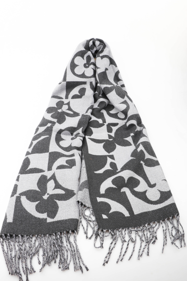 Grossiste MAR&CO Accessoires - foulard en laine imprimé fleur