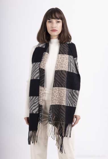 Wholesaler MAR&CO Accessoires - checkered leopard print scarf