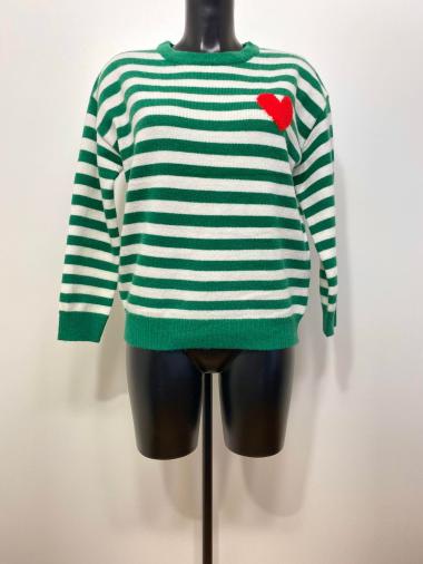 Wholesaler M&D FASHION - Striped sweater