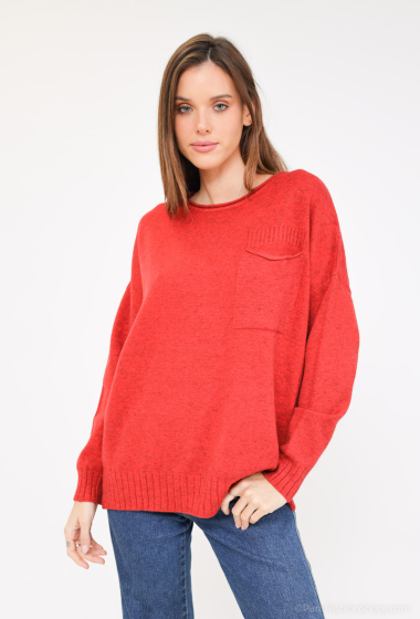 Großhändler M&D FASHION - Pullover mit Tasche