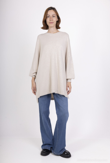 Wholesaler M&D FASHION - Long sweater short in front long behind