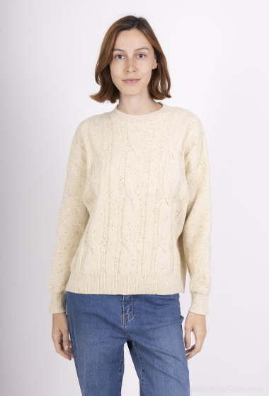 Wholesaler M&D FASHION - Lurex sweater with sequins