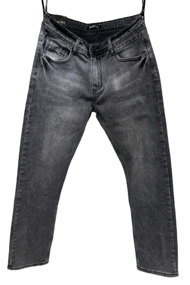 Grossiste Mentex Homme - Jean homme simple droit gris effet délavé