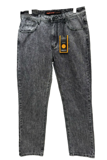 Mayorista Mentex Homme - Vaqueros rectos sencillos de hombre en color gris.