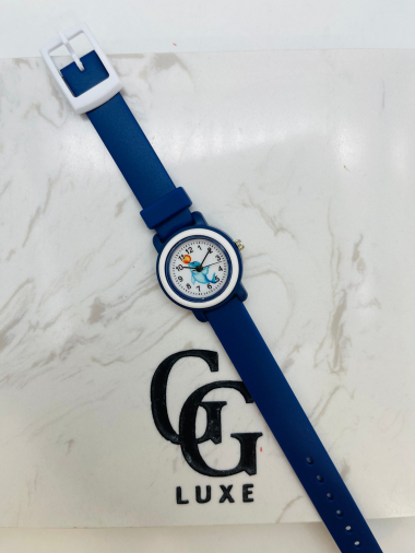 Mayorista Michael John Montres - Reloj infantil Dolphin 0512 azul.